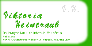 viktoria weintraub business card