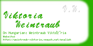 viktoria weintraub business card
